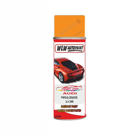 Audi Papaya Orange Paint Code Ly2B Aerosol Spray Paint Scratch Repair