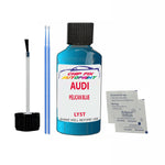 Paint For Audi A6 Pelican Blue 1995-2003 Code Ly5T Touch Up Paint Scratch Repair