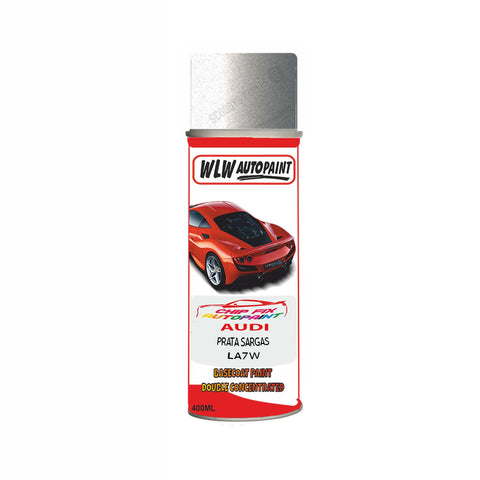 Audi Prata Sargas Paint Code La7W Aerosol Spray Paint Scratch Repair