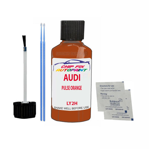 Paint For Audi Tt Pulse Orange 2018-2022 Code Ly2H Touch Up Paint Scratch Repair