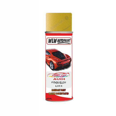 Audi Python Yellow Paint Code Lx1X Aerosol Spray Paint Scratch Repair