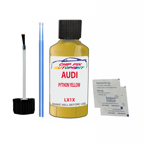 Paint For Audi A1 Python Yellow 2018-2022 Code Lx1X Touch Up Paint Scratch Repair