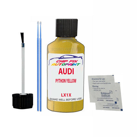 Paint For Audi A3 Python Yellow 2018-2022 Code Lx1X Touch Up Paint Scratch Repair