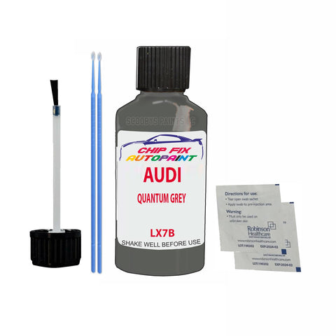 Paint For Audi S3 Quantum Grey 2016-2022 Code Lx7B Touch Up Paint Scratch Repair