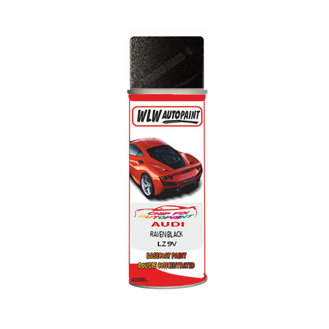 Audi Raven Black Paint Code Lz9V Aerosol Spray Paint Scratch Repair