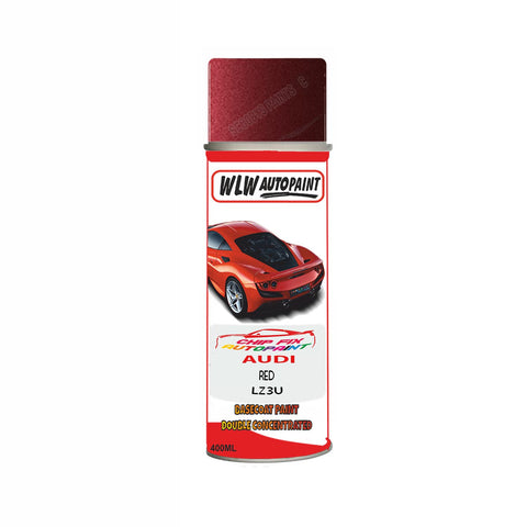 Audi Red Paint Code Lz3U Aerosol Spray Paint Scratch Repair