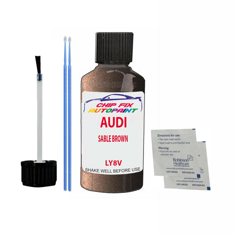 Paint For Audi A3 Sable Brown 1983-1985 Code Ly8V Touch Up Paint Scratch Repair