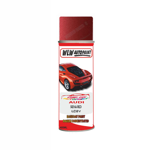Audi Siena Red Paint Code Ld3V Aerosol Spray Paint Scratch Repair