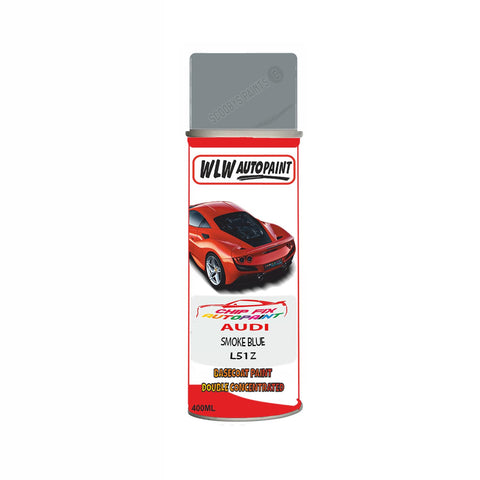 Audi Smoke Blue Paint Code L51Z Aerosol Spray Paint Scratch Repair