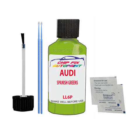 Paint For Audi A3 Spanish Greens 2012-2012 Code Ll6P Touch Up Paint Scratch Repair