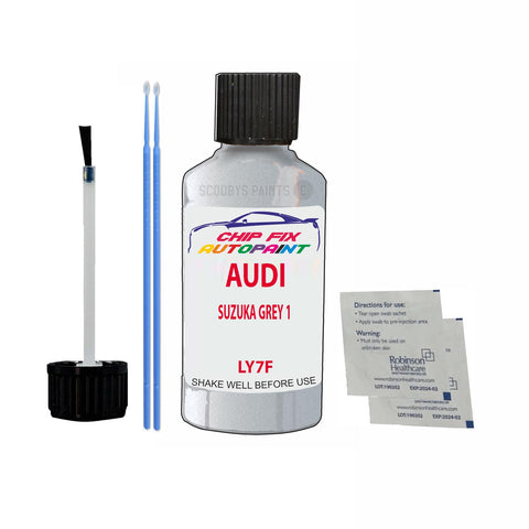 Paint For Audi Rs 6 Suzuka Grey 1 2009-2022 Code Ly7F Touch Up Paint Scratch Repair