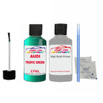 Anti rust primer undercoat Audi S4 Tropic Green 1993-2000 Code Ly6L Touch Up Paint Scratch Repair