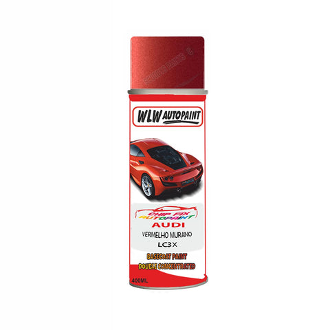Audi Vermelho Murano Paint Code Lc3X Aerosol Spray Paint Scratch Repair