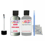 Anti rust primer undercoat Audi 80 Viper Green 1991-1993 Code Ly6N Touch Up Paint Scratch Repair