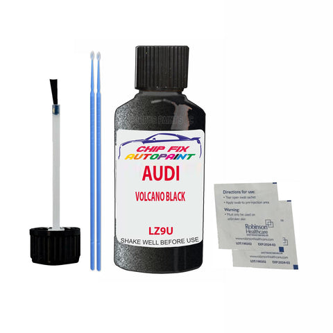 Paint For Audi A6 Volcano Black 1993-1999 Code Lz9U Touch Up Paint Scratch Repair