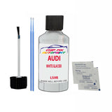 Paint For Audi A6 White Glacier 2011-2022 Code Ls9R Touch Up Paint Scratch Repair