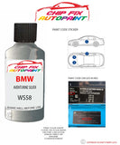 paint code location sticker Bmw 6 Series Cabrio Aventurine Silver Ws58 2007-2012 Grey plate find code