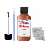 ALFA ROMEO ORANGE Paint Code 602 Car Touch Up Paint Scratch/Repair