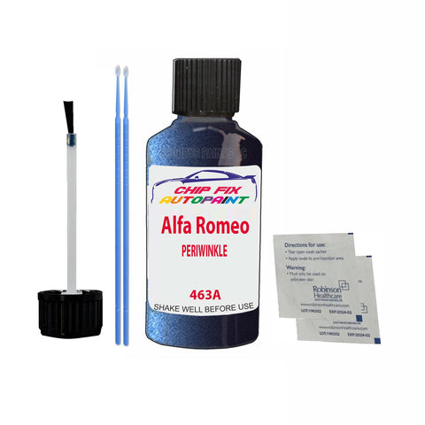 ALFA ROMEO PERIWINKLE Paint Code 463A Car Touch Up Paint Scratch/Repair