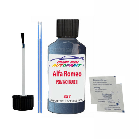 ALFA ROMEO PERVINCH BLUE II Paint Code 357 Car Touch Up Paint Scratch/Repair