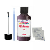 ALFA ROMEO PLUM Paint Code 497A Car Touch Up Paint Scratch/Repair