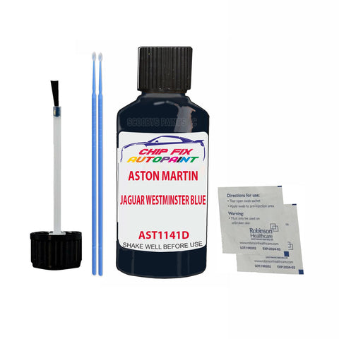 ASTON MARTIN JAGUAR WESTMINSTER BLUE Paint Code AST1141D Scratch Touch Up Paint Pen