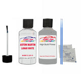ASTON MARTIN LUNAR WHITE Paint Code AM1251 Scratch TOUCH UP PRIMER UNDERCOAT ANTI RUST Paint Pen