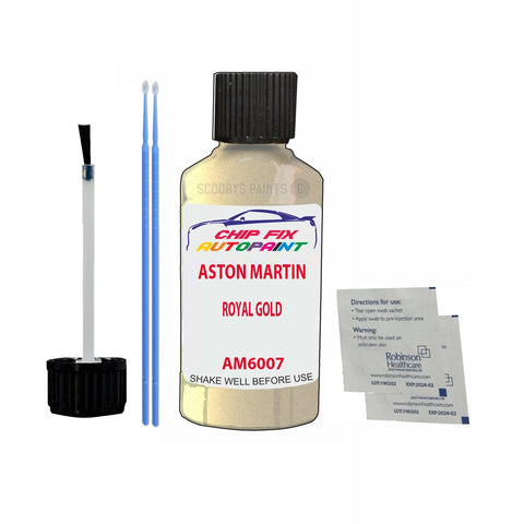 ASTON MARTIN ROYAL GOLD Paint Code AM6007 Scratch Touch Up Paint Pen