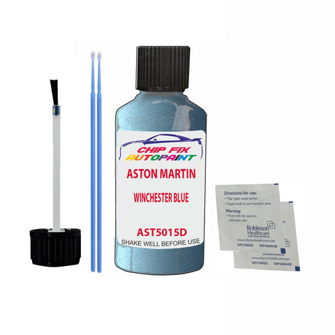 ASTON MARTIN WINCHESTER BLUE Paint Code AST5015D Scratch Touch Up Paint Pen