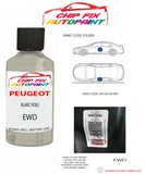 paint code location plate Peugeot J5 Van Blanc Voile EWD 1979-2001 White Touch Up Paint