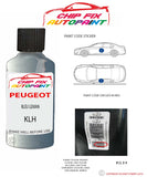 paint code location plate Peugeot 307 Bleu Leman KLH 2000-2006 Blue Touch Up Paint