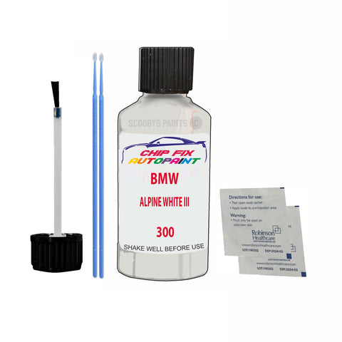 Paint For Bmw M3 Cabrio Alpine White Iii 300 1990-2022 White Touch Up Paint