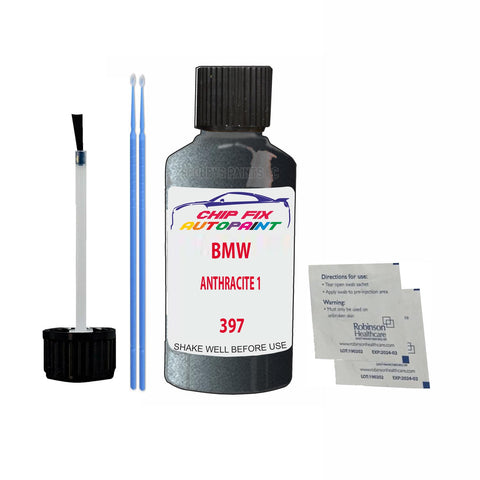 BMW ANTHRACITE 1 Paint Code 397 Car Touch Up Paint Scratch/Repair