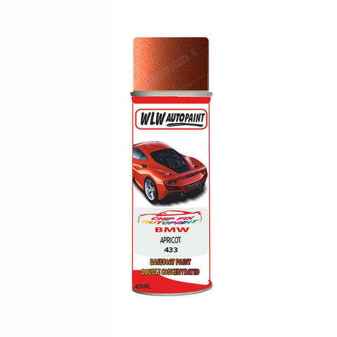 BMW APRICOT Paint Code 433 Aerosol Spray Paint Scratch/Repair