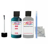 anti rust primer Bmw 3 Series Aqua 538 1993-1996 Blue scratch repair pen