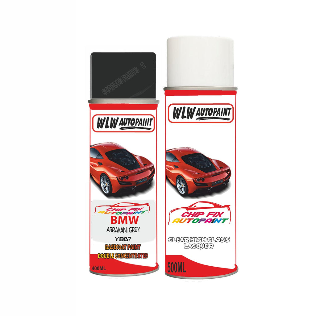 BMW ARRAVANI GREY Paint Code YB87 Aerosol Spray Paint Primer Undercoat