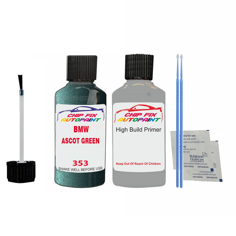 BMW ASCOT GREEN Paint Code 353 Car Touch Up Anti Rust Primer Undercoat