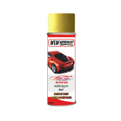 Aerosol Spray Paint For Bmw 7 Series Austin Yellow Code B67 2013-2021