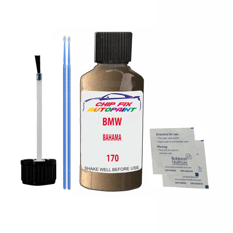 BMW BAHAMA Paint Code 170 Car Touch Up Paint Scratch/Repair