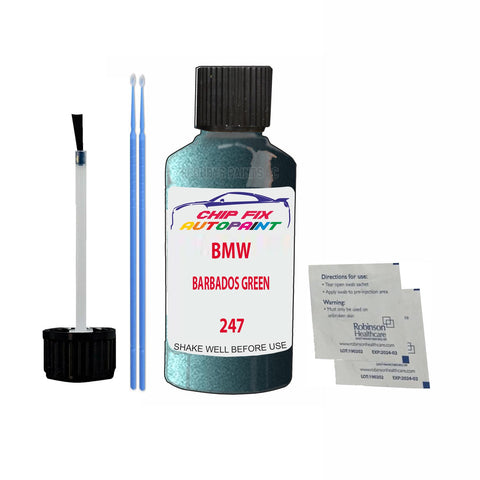 BMW BARBADOS GREEN Paint Code 247 Car Touch Up Paint Scratch/Repair