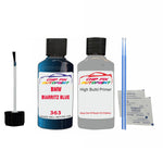 anti rust primer Bmw 7 Series Limo Biarritz Blue 363 1996-2002 Blue scratch repair pen