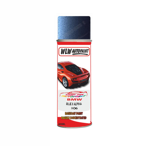 BMW BLUE II ALPINA Paint Code X06 Aerosol Spray Paint Scratch/Repair