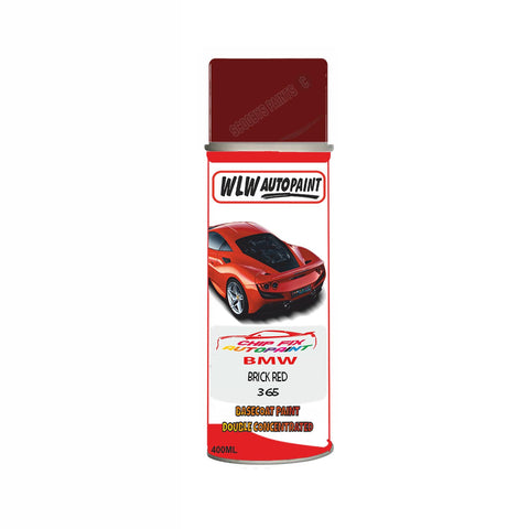 Aerosol Spray Paint For Bmw 3 Series Cabrio Brick Red Code 365 1998-2000