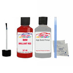 BMW BRILLIANT RED Paint Code 314 Car Touch Up Anti Rust Primer Undercoat