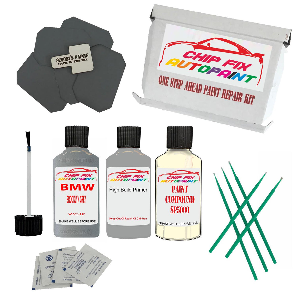 Paint For Bmw M3 Brooklyn Grey Wc4P 2019-2022 Grey Touch Up Paint – Car ...