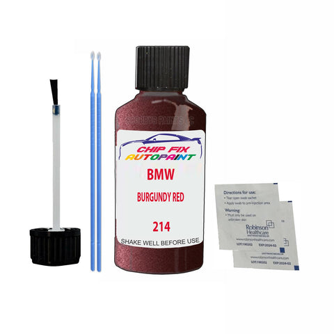 Paint For Bmw 7 Series Burgundy Red 214 1982-1991 Red Touch Up Paint
