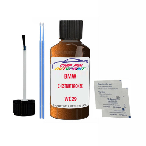 BMW CHESTNUT BRONZE Paint Code WC29 Car Touch Up Paint Scratch/Repair