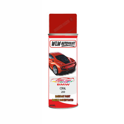 BMW CORAL Paint Code 20 Aerosol Spray Paint Scratch/Repair