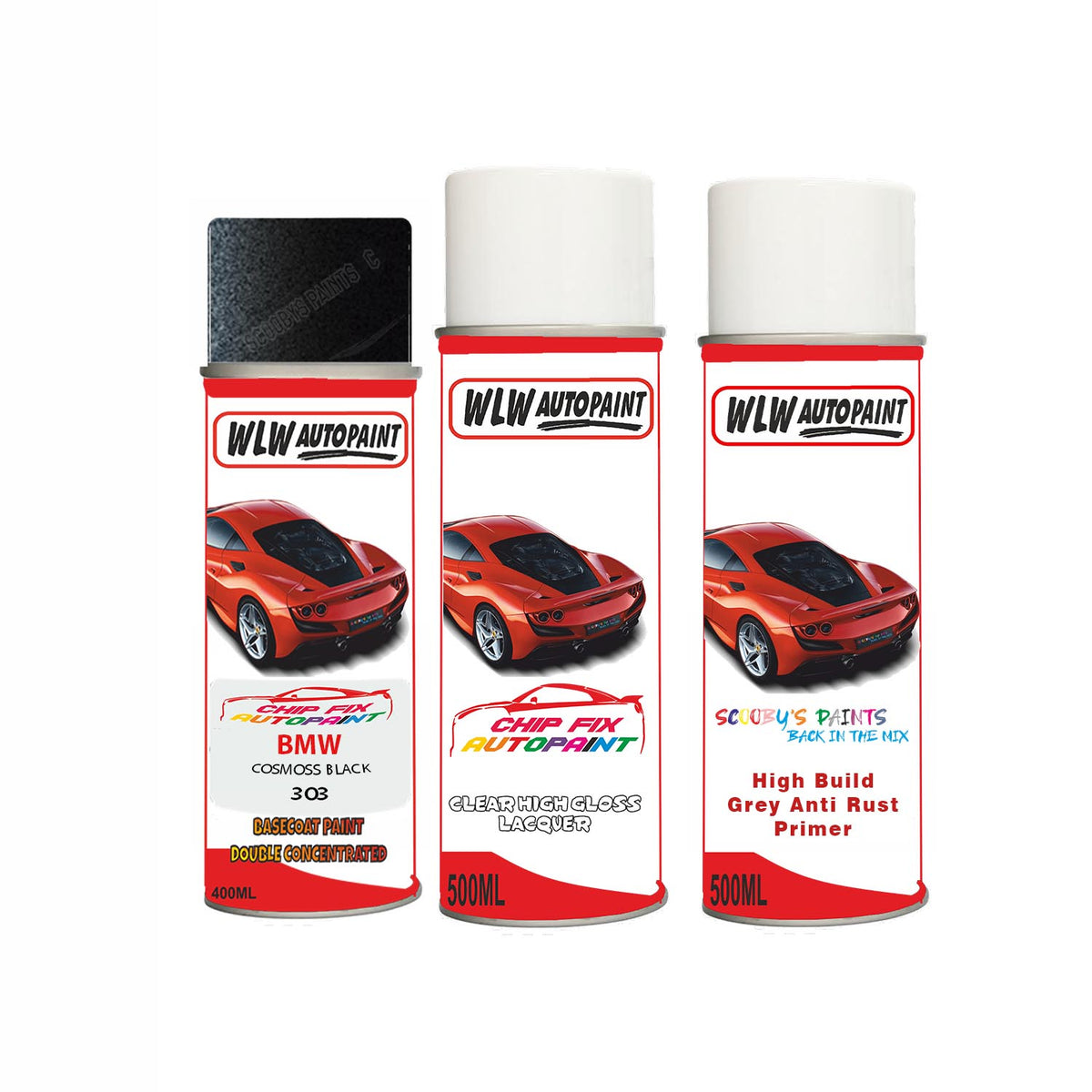 Aerosol Spray Paint For Bmw Z3 Cosmoss Black Code 303 1990-2004 – Car ...