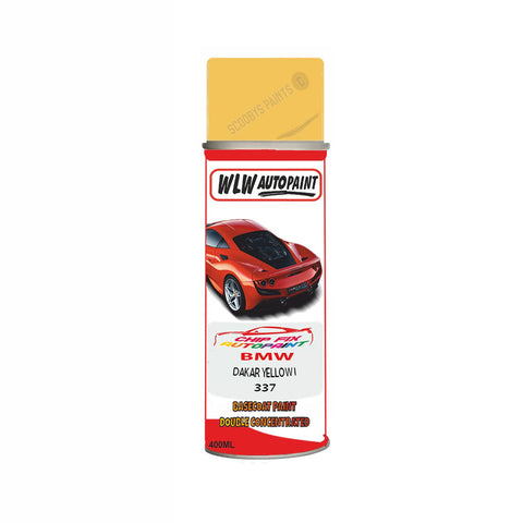 Aerosol Spray Paint For Bmw M Coupe Dakar Yellow I Code 337 1995-2021